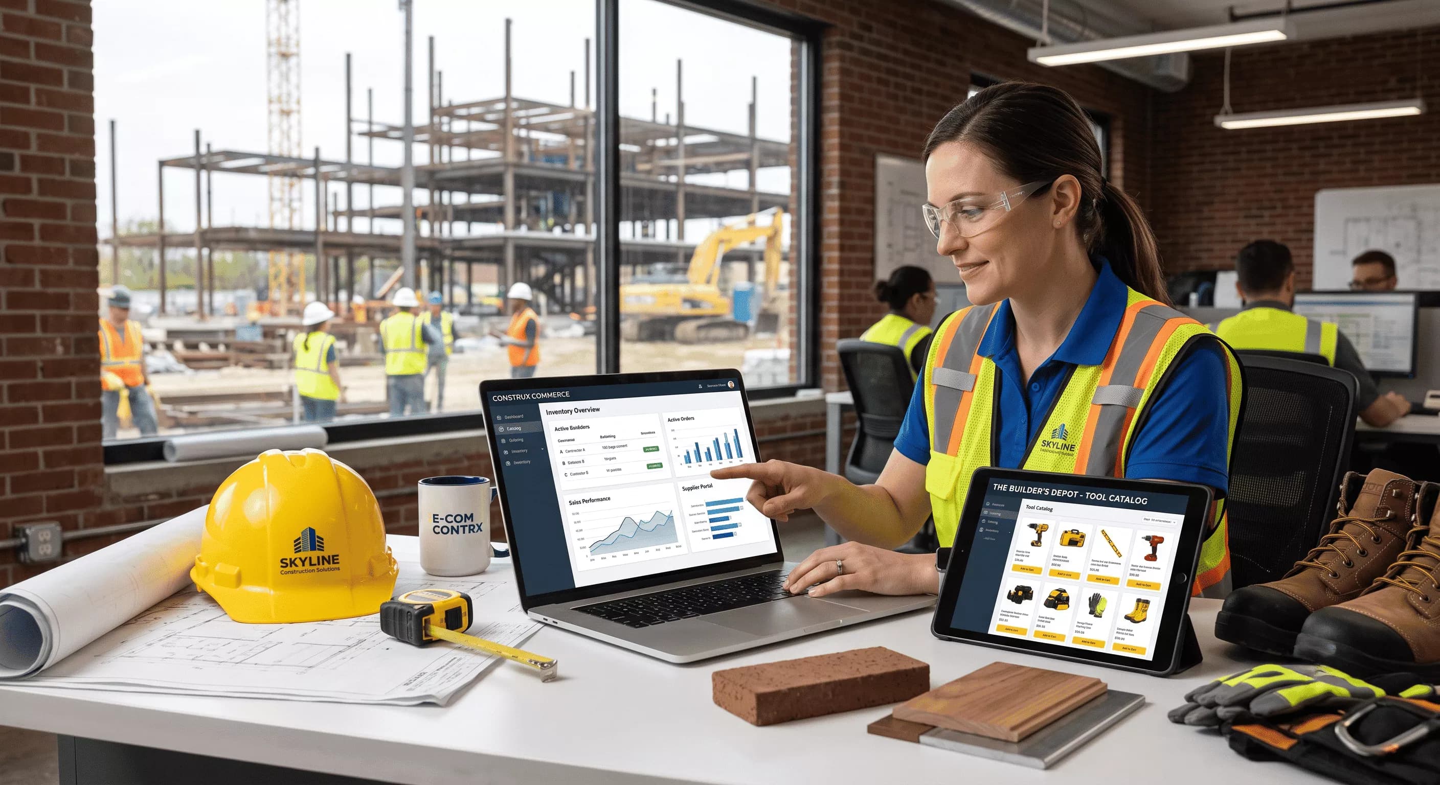 Illustrative field operations workspace supporting service and maintenance management