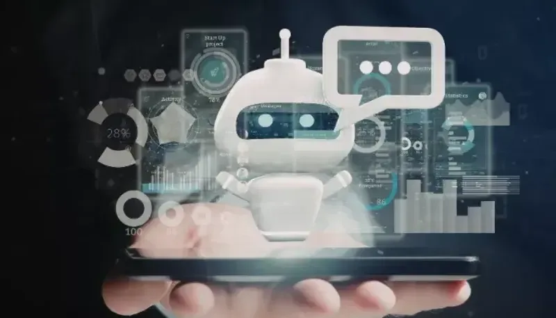 Infographic on AI tools enhancing digital marketing strategies using artificial intelligence and digital marketing.
