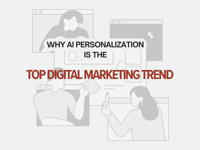 Image illustrating personalization as a leading Digital Marketing Trends strategy for customer engagement.