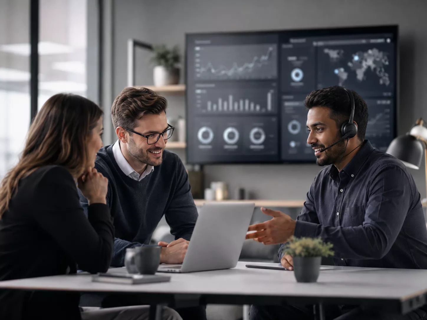  Digital growth partner team consulting on performance analytics and growth data